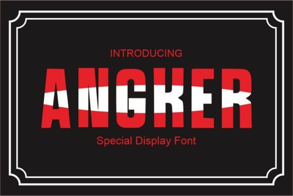 Angker: The Handwritten Font for Bold, Authentic Design