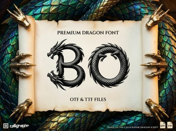 Bo: Crafting Legendary Visuals with Premium Dragon Typography