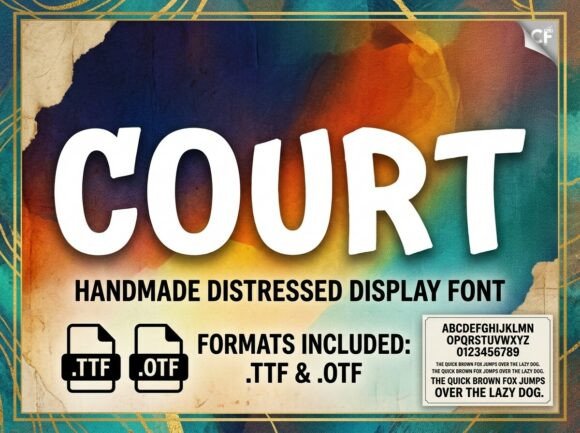 Court: A Bold Display Font for Unforgettable Design