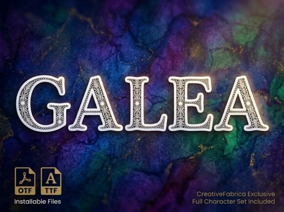 Galea: Elevating Modern Graphic Design with Bold Typography