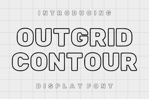 Outgrid Contour: A Modern Font for Bold Visual Impact